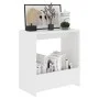 Mesa auxiliar de madera contrachapada blanco 50x26x50 cm de vidaXL, Mesas auxiliares - Ref: Foro24-806687, Precio: 29,45 €, D...