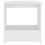 Mesa auxiliar de madera contrachapada blanco 50x26x50 cm de vidaXL, Mesas auxiliares - Ref: Foro24-806687, Precio: 29,45 €, D...