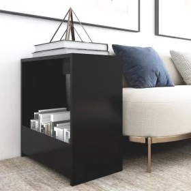 Mesa auxiliar de madera contrachapada negro 50x26x50 cm de vidaXL, Mesas auxiliares - Ref: Foro24-806688, Precio: 28,64 €, De...
