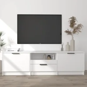 Mueble para TV madera contrachapada blanco 140x35x40 cm de vidaXL, Muebles TV - Ref: Foro24-811448, Precio: 85,55 €, Descuent...