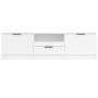 Mueble para TV madera contrachapada blanco 140x35x40 cm de vidaXL, Muebles TV - Ref: Foro24-811448, Precio: 88,45 €, Descuent...