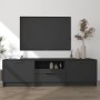 Mueble para TV madera contrachapada negro 140x35x40 cm de vidaXL, Muebles TV - Ref: Foro24-811449, Precio: 85,00 €, Descuento: %