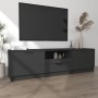 Mueble para TV madera contrachapada negro 140x35x40 cm de vidaXL, Muebles TV - Ref: Foro24-811449, Precio: 85,00 €, Descuento: %