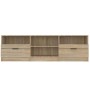 Mueble de TV madera contrachapada roble Sonoma 150x33,5x45 cm de vidaXL, Muebles TV - Ref: Foro24-811460, Precio: 94,40 €, De...