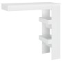 Mesa de bar de pared madera contrachapada blanco 102x45x103,5cm de vidaXL, Mesas de cocina y de comedor - Ref: Foro24-811781,...