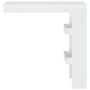 Mesa de bar de pared madera contrachapada blanco 102x45x103,5cm de vidaXL, Mesas de cocina y de comedor - Ref: Foro24-811781,...