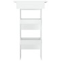 Mesa de bar de pared madera contrachapada blanco 102x45x103,5cm de vidaXL, Mesas de cocina y de comedor - Ref: Foro24-811781,...