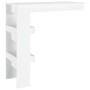 Mesa de bar de pared madera contrachapada blanco 102x45x103,5cm de vidaXL, Mesas de cocina y de comedor - Ref: Foro24-811781,...