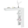 Mesa de bar de pared madera contrachapada blanco 102x45x103,5cm de vidaXL, Mesas de cocina y de comedor - Ref: Foro24-811781,...