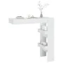 Mesa de bar de pared madera contrachapada blanco 102x45x103,5cm de vidaXL, Mesas de cocina y de comedor - Ref: Foro24-811781,...