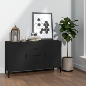 Aparador de madera de ingeniería negro 100x36x60 cm de vidaXL, Aparadores - Ref: Foro24-812520, Precio: 91,43 €, Descuento: %