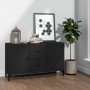 Aparador de madera de ingeniería negro 100x36x60 cm de vidaXL, Aparadores - Ref: Foro24-812520, Precio: 91,43 €, Descuento: %