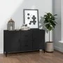 Black engineered wood sideboard 100x36x60 cm by vidaXL, Sideboards - Ref: Foro24-812520, Price: 89,20 €, Discount: %