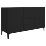 Aparador de madera de ingeniería negro 100x36x60 cm de vidaXL, Aparadores - Ref: Foro24-812520, Precio: 91,43 €, Descuento: %