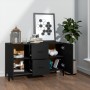 Aparador de madera de ingeniería negro 100x36x60 cm de vidaXL, Aparadores - Ref: Foro24-812520, Precio: 91,43 €, Descuento: %