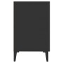 Aparador de madera de ingeniería negro 100x36x60 cm de vidaXL, Aparadores - Ref: Foro24-812520, Precio: 91,43 €, Descuento: %