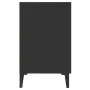 Black engineered wood sideboard 100x36x60 cm by vidaXL, Sideboards - Ref: Foro24-812520, Price: 89,20 €, Discount: %