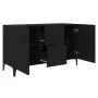 Black engineered wood sideboard 100x36x60 cm by vidaXL, Sideboards - Ref: Foro24-812520, Price: 89,20 €, Discount: %