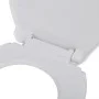 Asientos váter con tapas de cierre suave 2 uds plástico blanco de vidaXL, Asientos de inodoros y bidés - Ref: Foro24-275927, ...
