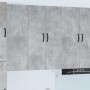 Mueble de Cocina con estante Gris Concreto 60 x 31 x 100 cm en Armarios de cocina | Comprar online en Foru.es