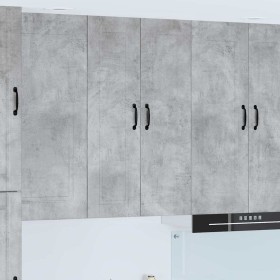 Mueble de Cocina con estante Gris Concreto 60 x 31 x 100 cm en Armarios de cocina | Comprar online en Foru.es
