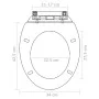 WC-Sitze mit Soft-Close-Deckel 2 Stück weißer Kunststoff von vidaXL, Toiletten- und Bidetsitze - Ref: Foro24-275927, Preis: 3...