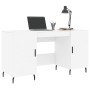 Escritorio madera de ingeniería blanco 140x50x75 cm de vidaXL, Escritorios - Ref: Foro24-829564, Precio: 124,15 €, Descuento: %