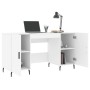 Escritorio madera de ingeniería blanco 140x50x75 cm de vidaXL, Escritorios - Ref: Foro24-829564, Precio: 124,15 €, Descuento: %