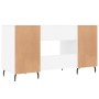 Escritorio madera de ingeniería blanco 140x50x75 cm de vidaXL, Escritorios - Ref: Foro24-829564, Precio: 124,15 €, Descuento: %