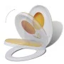 Soft-Close-WC-Sitze 2 Stk. weißer und gelber Kunststoff von vidaXL, Toiletten- und Bidetsitze - Ref: Foro24-275931, Preis: 72...