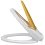Soft-Close-WC-Sitze 2 Stk. weißer und gelber Kunststoff von vidaXL, Toiletten- und Bidetsitze - Ref: Foro24-275931, Preis: 72...