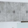 Mueble de Cocina con estante Gris Concreto 80 x 31 x 100 cm en Armarios de cocina | Comprar online en Foru.es