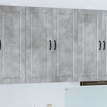 Mueble de Cocina con estante Gris Concreto 80 x 31 x 100 cm en Armarios de cocina | Comprar online en Foru.es