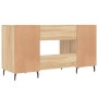 Escritorio madera de ingeniería roble Sonoma 140x50x75 cm de vidaXL, Escritorios - Ref: Foro24-829567, Precio: 120,15 €, Desc...