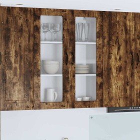 Mueble de Cocina con estante Roble ahumado 80 x 31 x 100 cm en Armarios de cocina | Comprar online en Foru.es