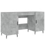Escritorio madera de ingeniería gris hormigón 140x50x75 cm de vidaXL, Escritorios - Ref: Foro24-829568, Precio: 120,09 €, Des...