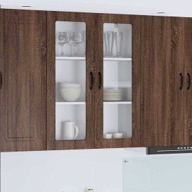 Mueble de Cocina con estante Roble Marrón 80 x 31 x 100 cm en Armarios de cocina | Comprar online en Foru.es