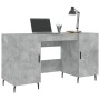 Escritorio madera de ingeniería gris hormigón 140x50x75 cm de vidaXL, Escritorios - Ref: Foro24-829568, Precio: 120,09 €, Des...