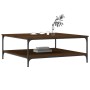 Mesa de centro madera de ingeniería marrón roble 100x100x40 cm de vidaXL, Mesas de centro - Ref: Foro24-832847, Precio: 85,11...