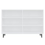 Aparador de madera contrachapada blanco 103,5x35x70 cm de vidaXL, Aparadores - Ref: Foro24-806040, Precio: 72,76 €, Descuento: %
