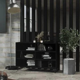 Black plywood sideboard 103.5x35x70 cm by vidaXL, Sideboards - Ref: Foro24-806041, Price: 70,46 €, Discount: %