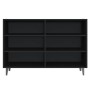 Aparador de madera contrachapada negro 103,5x35x70 cm de vidaXL, Aparadores - Ref: Foro24-806041, Precio: 71,12 €, Descuento: %