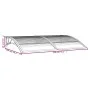 Marquesina de puerta policarbonato gris 150x100 cm de vidaXL, Toldos - Ref: Foro24-153570, Precio: 80,38 €, Descuento: %