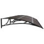 Marquesina de puerta policarbonato negro 300x100 cm de vidaXL, Toldos - Ref: Foro24-153575, Precio: 103,21 €, Descuento: %