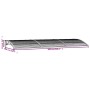 Marquesina de puerta policarbonato negro 300x100 cm de vidaXL, Toldos - Ref: Foro24-153575, Precio: 103,21 €, Descuento: %