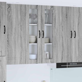 Mueble de Cocina con estante Gris Sonoma 60 x 31 x 100 cm en Armarios de cocina | Comprar online en Foru.es