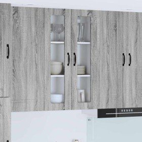 Mueble de Cocina con estante Gris Sonoma 60 x 31 x 100 cm en Armarios de cocina | Comprar online en Foru.es