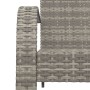 Silla de jardín Adirondack ratán sintético gris de vidaXL, Sillas de jardín - Ref: Foro24-319695, Precio: 113,47 €, Descuento: %