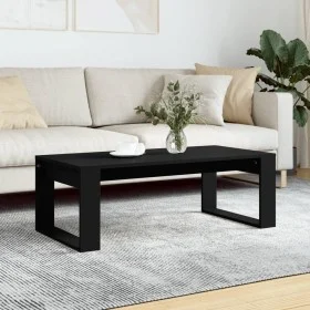 Mesa de centro madera de ingeniería negro 102x50x35 cm de vidaXL, Mesas de centro - Ref: Foro24-823359, Precio: 43,72 €, Desc...