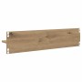 Estanterías de pared 4 pcs Roble artesanal 80 x 11,5 x 18 cm en Estanterías | Comprar online en Foru.es